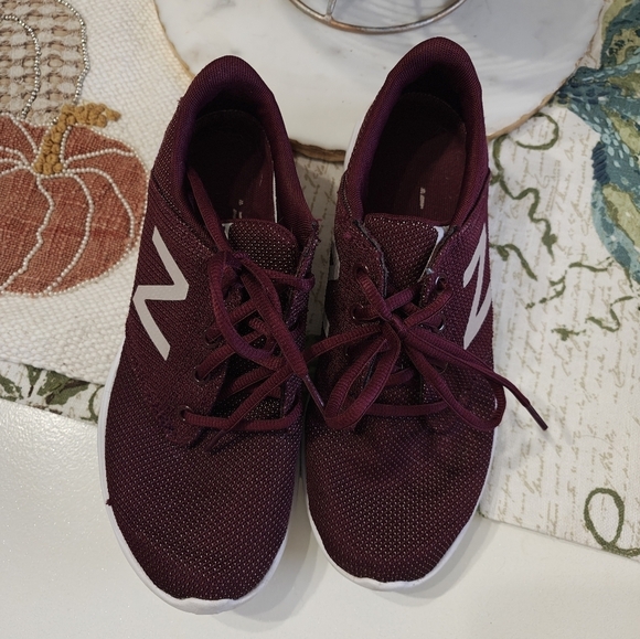 New Balance Shoes - New Balance Women's Maroon Athletic Shoes 8